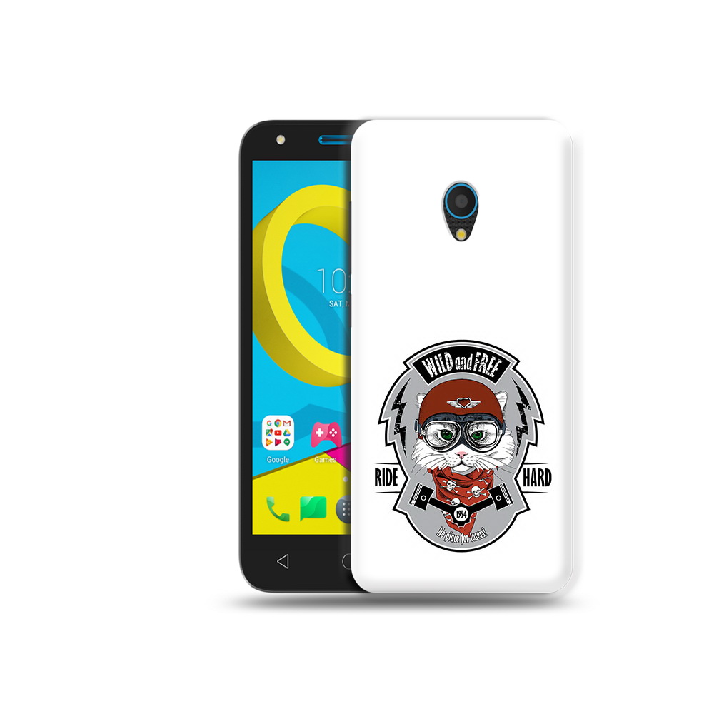

Чехол MyPads Tocco для Alcatel U5 5047D кошка в шлеме (PT134046.676.404), Tocco