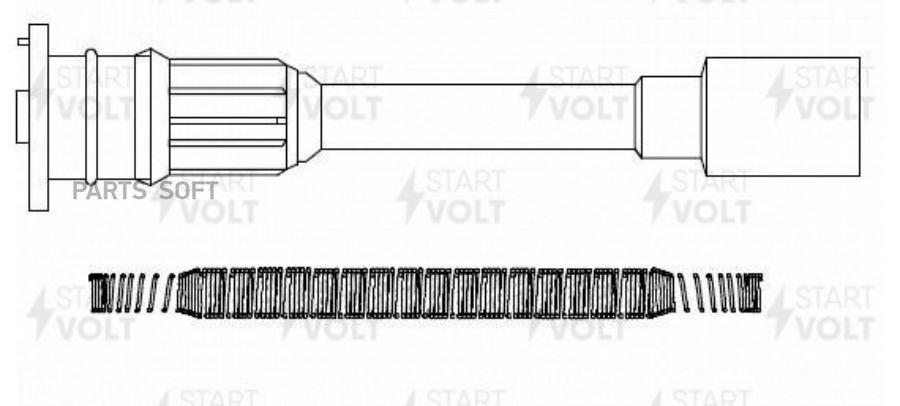 Наконечник катушки зажигания STARTVOLT STC 2511