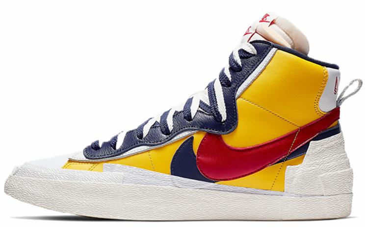 

Кеды унисекс Nike Sacai x Nike Blazer Gold разноцветные 38 EU, Разноцветный, Sacai x Nike Blazer Gold