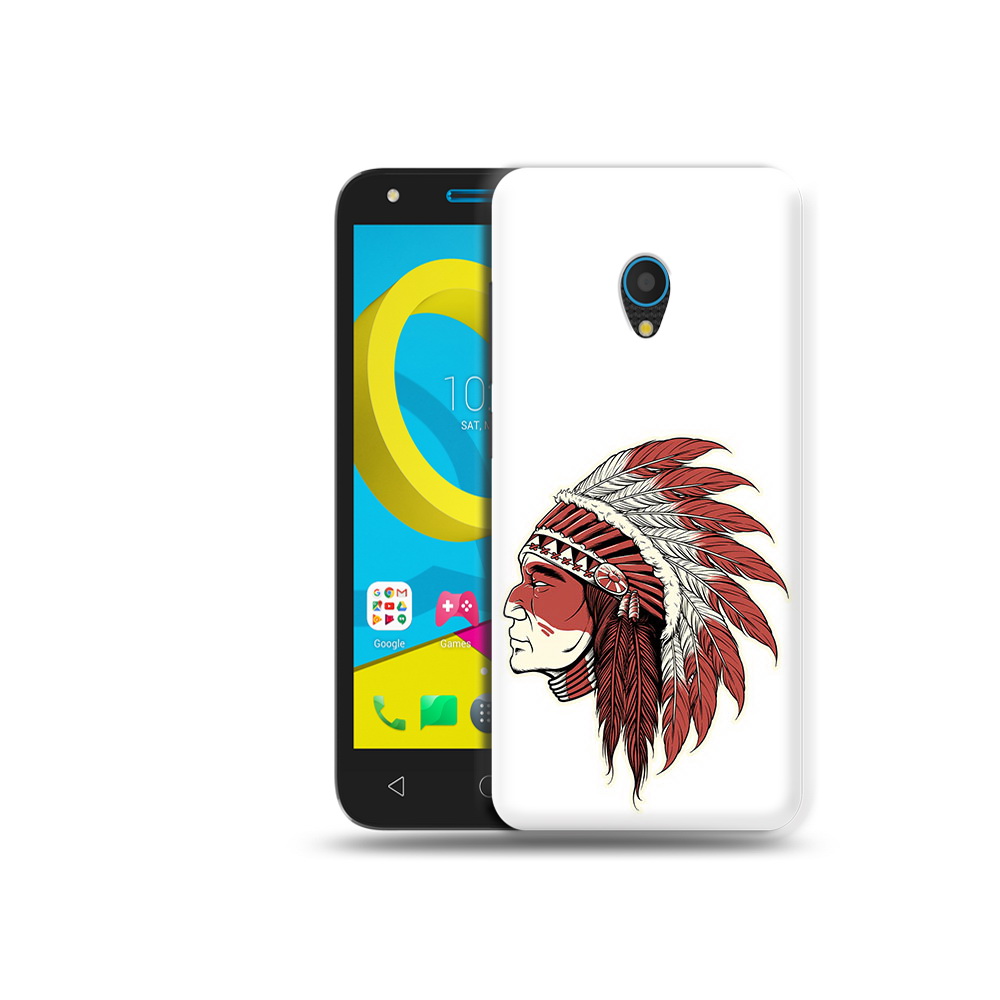 

Чехол MyPads Tocco для Alcatel U5 5047D красный индеец (PT134046.676.411), Tocco