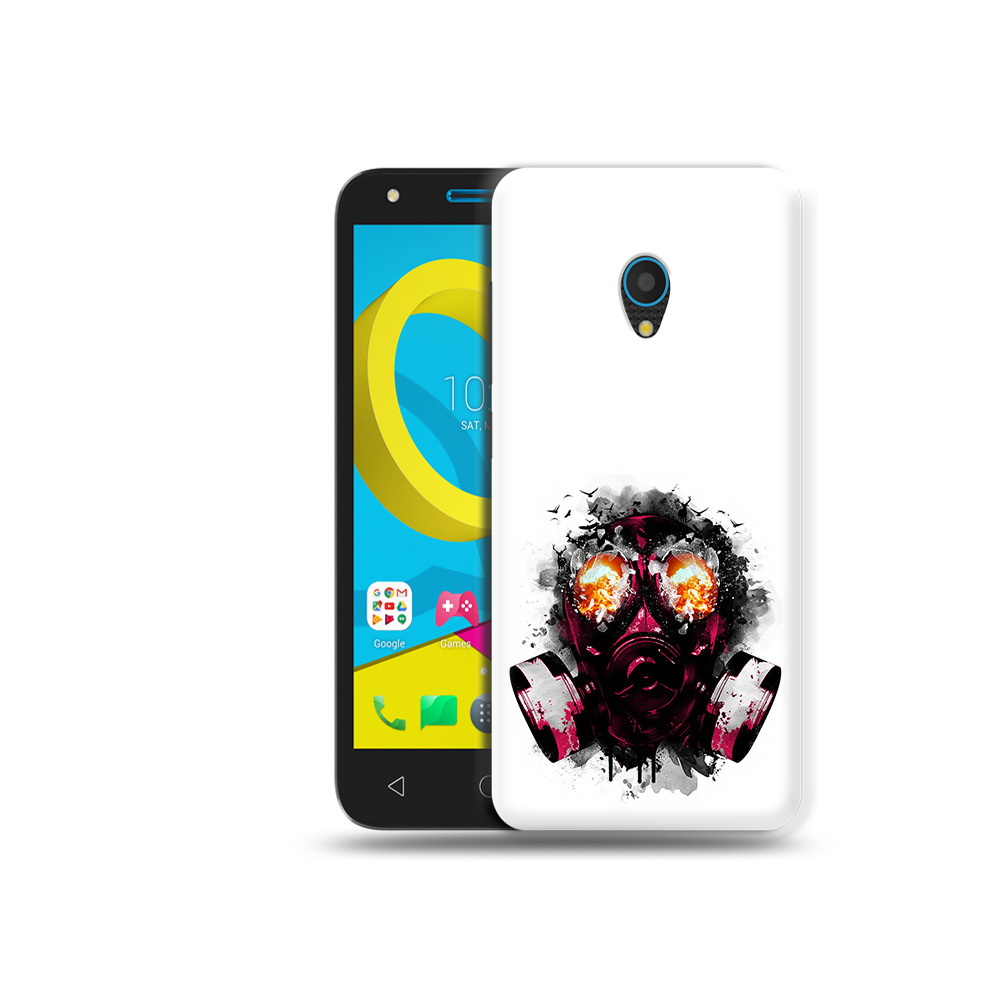 

Чехол MyPads Tocco для Alcatel U5 5047D красный противогаз (PT134046.676.412), Tocco