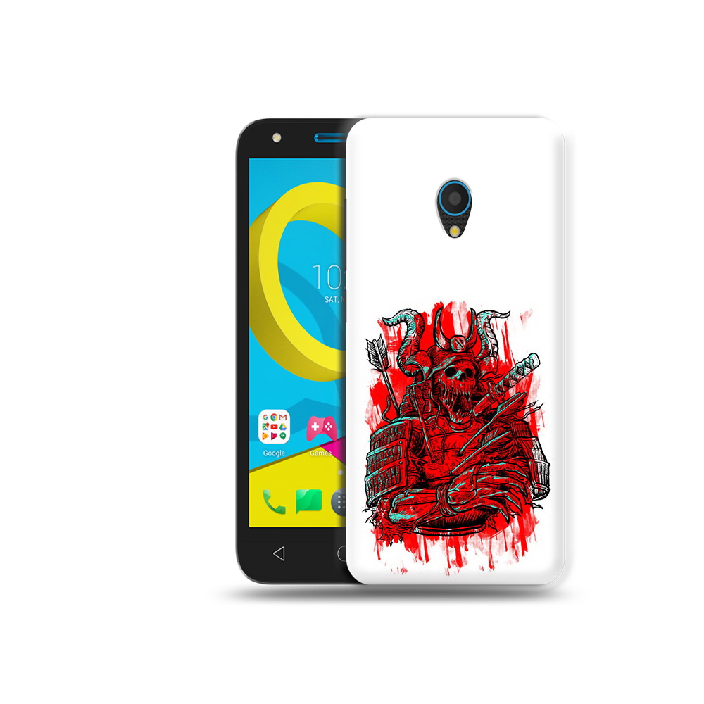 

Чехол MyPads Tocco для Alcatel U5 5047D красный скелет воин (PT134046.676.413), Tocco