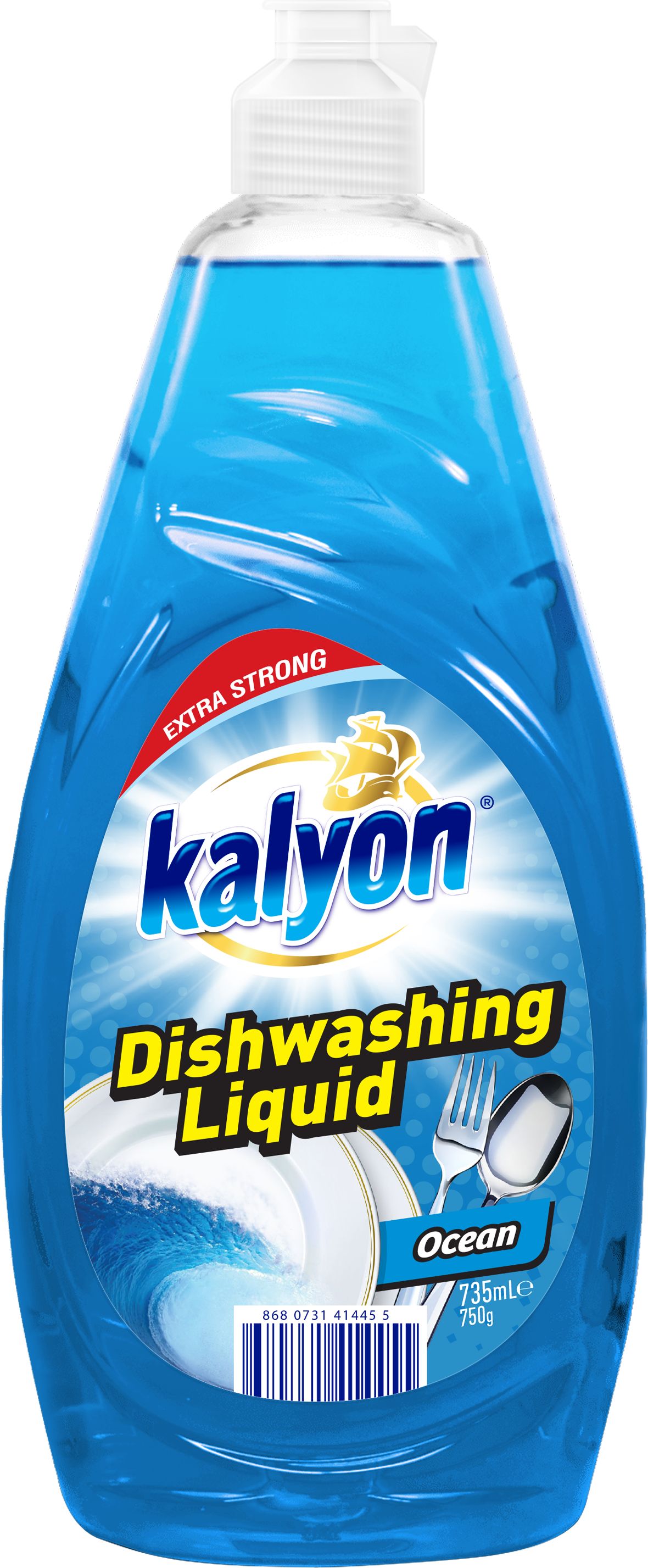 Жидкое моющее средство жидкость для мытья посуды KALYON Океан 735 мл