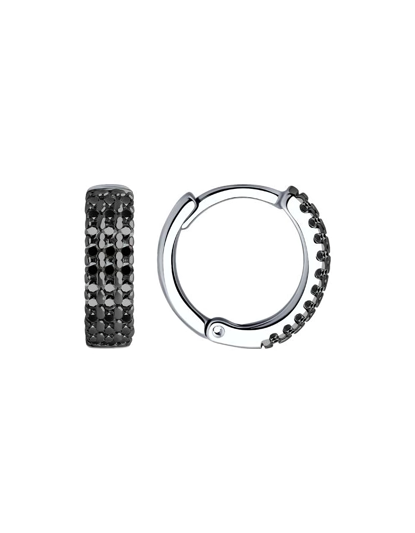 

Серьги конго из серебра TEO MAORI 894026692, фианит, 894026692