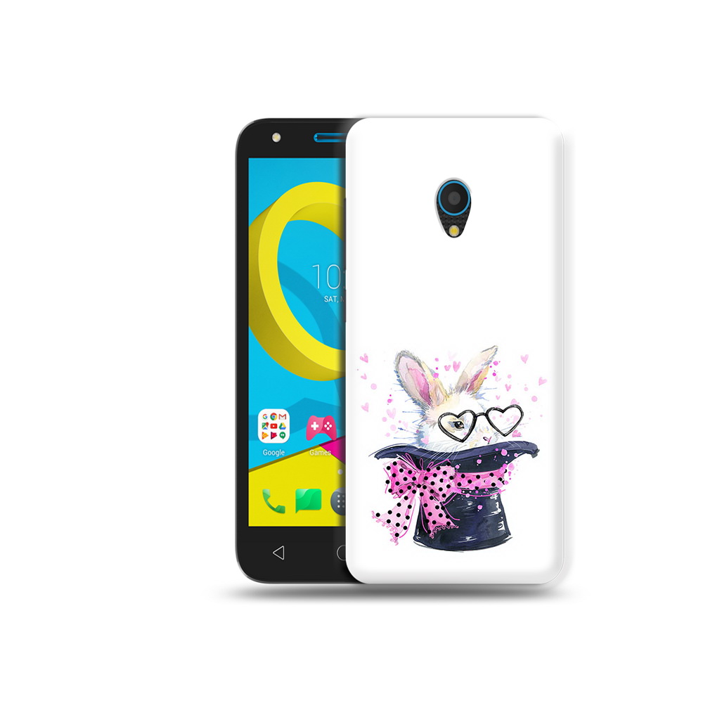 

Чехол MyPads Tocco для Alcatel U5 5047D кролик в шляпе (PT134046.676.418), Tocco