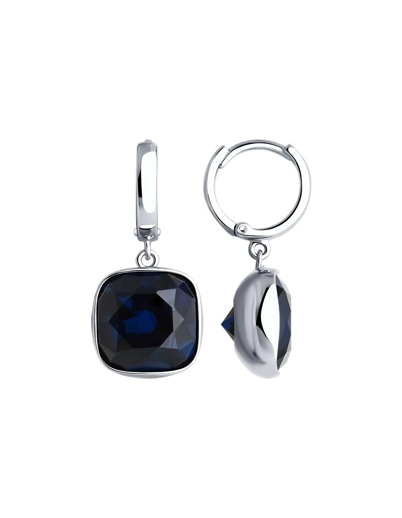 

Серьги конго из серебра TEO MAORI 894026700, фианит, 894026700