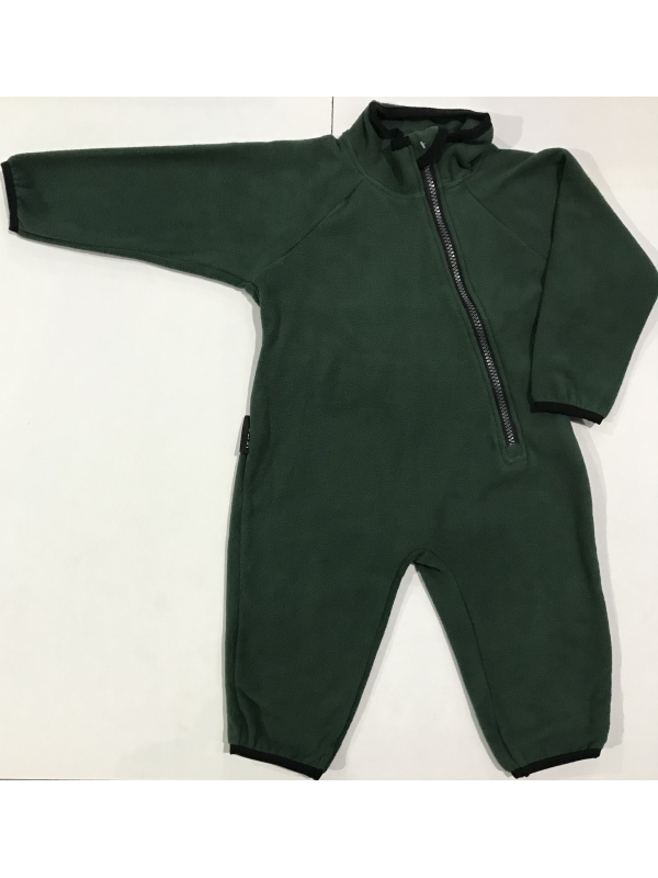 Флисовый комбинезон детский VUGGA FK026, зеленый, размер 68