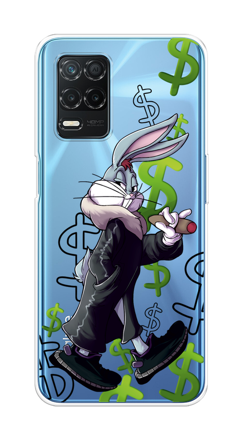 

Чехол на Realme 8 5G "Rich Bugs Bunny", Зеленый;черный;голубой, 257050-6