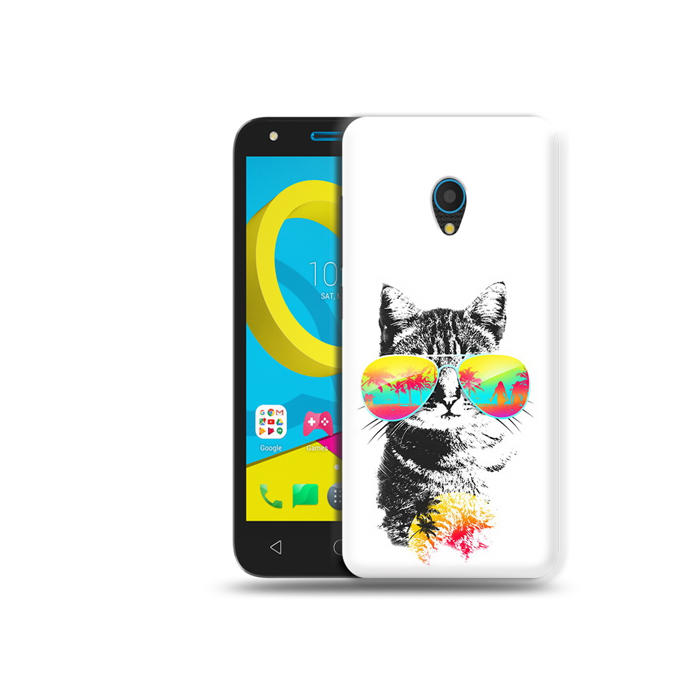 

Чехол MyPads Tocco для Alcatel U5 5047D крутой кот (PT134046.676.425), Tocco