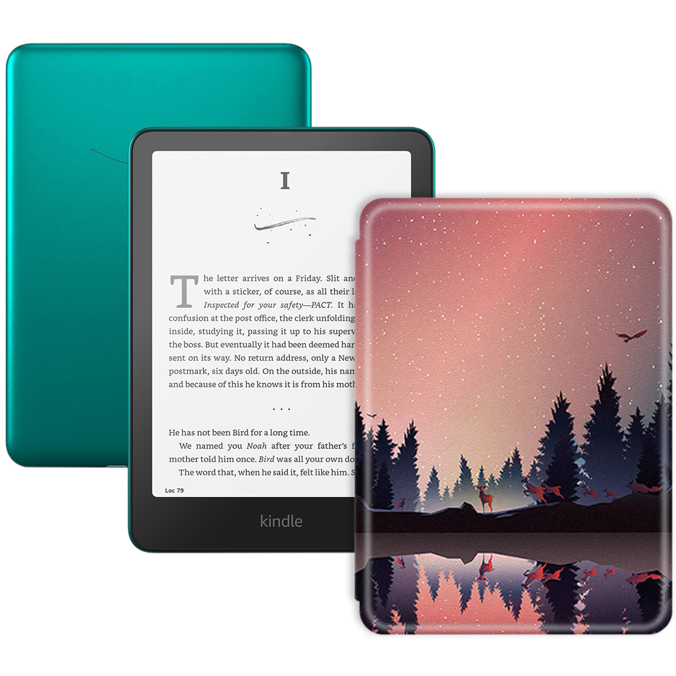 

Электронная книга Amazon Kindle PaperWhite 12 2024 32Gb SE Green, Зеленый;розовый;фиолетовый, Kindle PaperWhite 12 2024