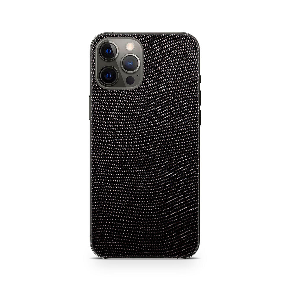 

Наклейка Glueskin из натуральной кожи Stingray для Apple iPhone 15 Pro, Черный