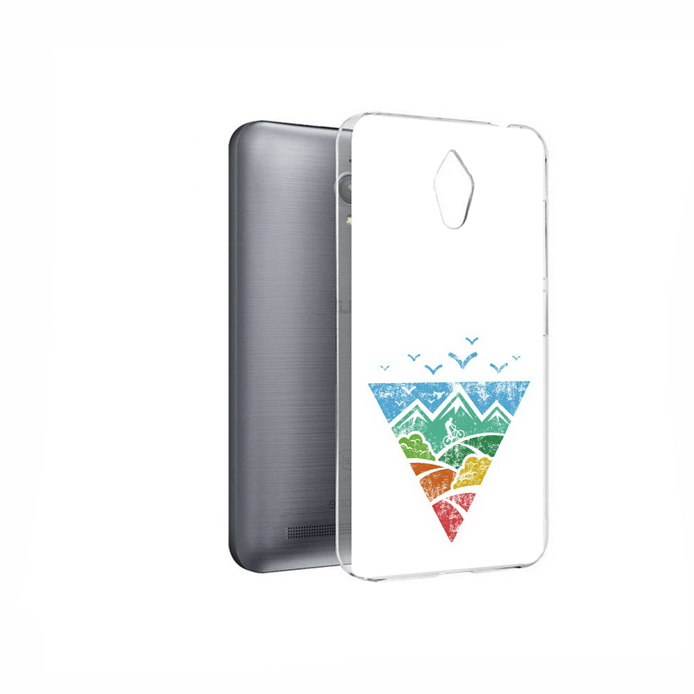 Чехол MyPads Tocco для Asus ZenFone Go (ZC500TG) Лес земля море чайки