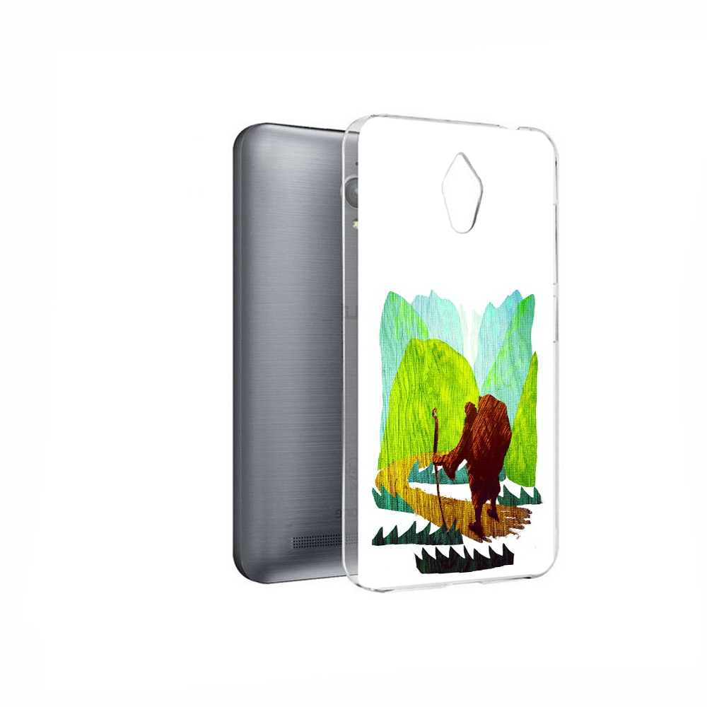 

Чехол MyPads Tocco для Asus ZenFone Go (ZC500TG) Лесная тропа, Прозрачный, Tocco