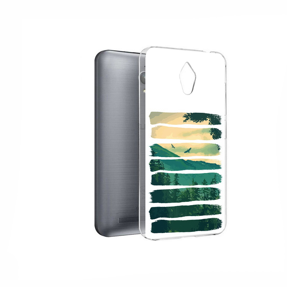

Чехол MyPads Tocco для Asus ZenFone Go (ZC500TG) Лесная чаща, Прозрачный, Tocco