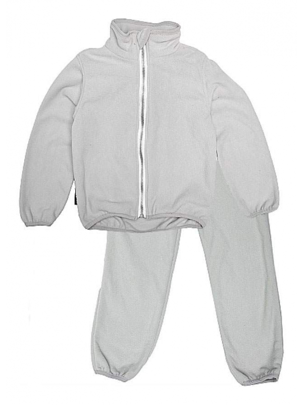 Флисовый костюм детский VUGGA FK008 жемчуг, серый, размер 104