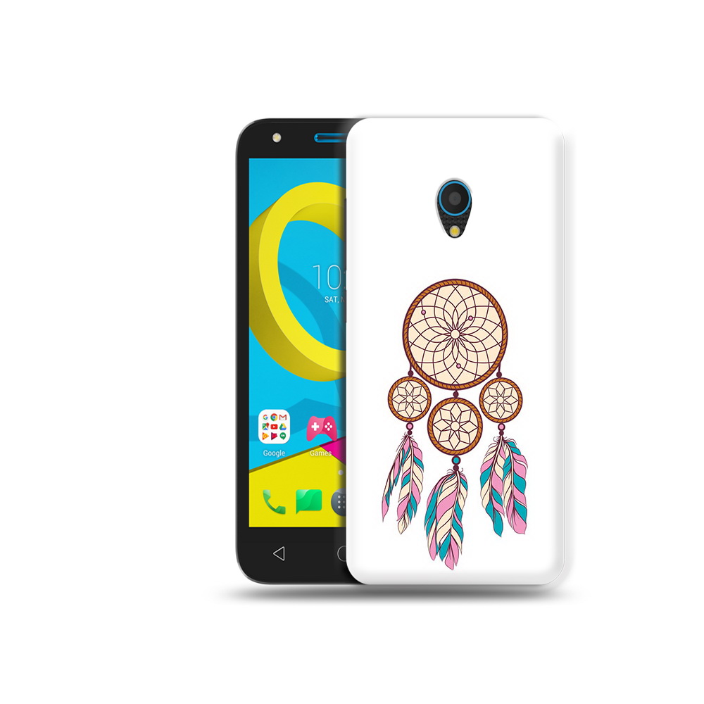 

Чехол MyPads Tocco для Alcatel U5 5047D ловец снов бежевый (PT134046.676.442), Tocco