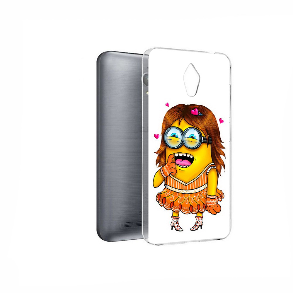 Чехол MyPads Tocco для Asus ZenFone Go (ZC500TG) Миньон девочка