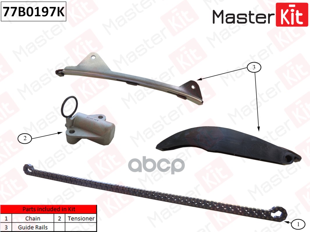 

Комплект Цепи Грм Master Kit 77B0197K