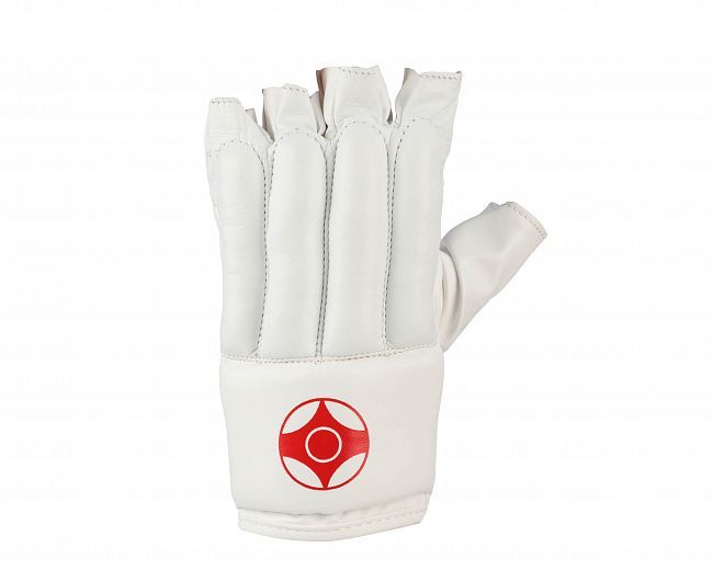 

Перчатки снарядные (Шингарты) Clinch Bag Gloves Cut Finger Kyokushinkai белые, Белый, 3243242fff