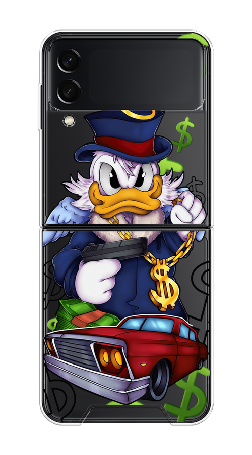 

Чехол на Samsung Galaxy Z Flip 3 "Scrooge McDuck with a Gold Chain", Красный;синий;белый, 2103750-6