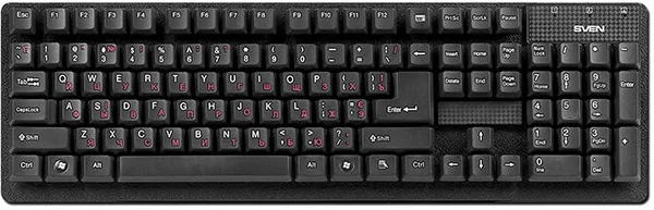 

Проводная клавиатура Sven Standard 301 черный