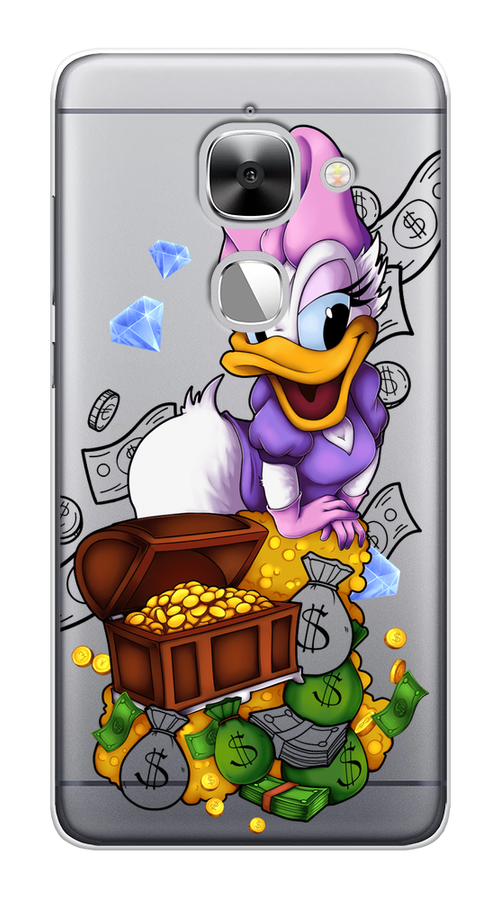 

Чехол на LeEco Le 2 "Rich Daisy Duck", Коричневый;белый;фиолетовый, 140150-6