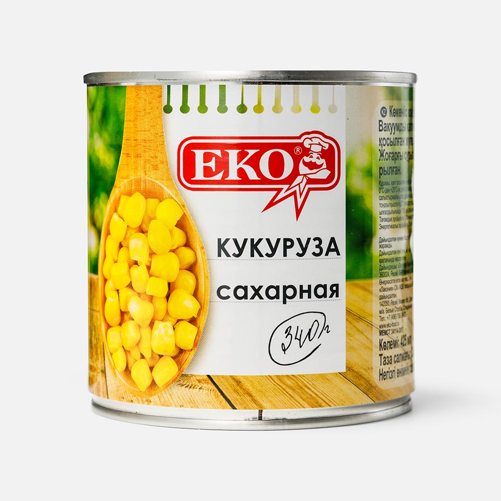 Кукуруза Еко сахарная 340 г 126₽