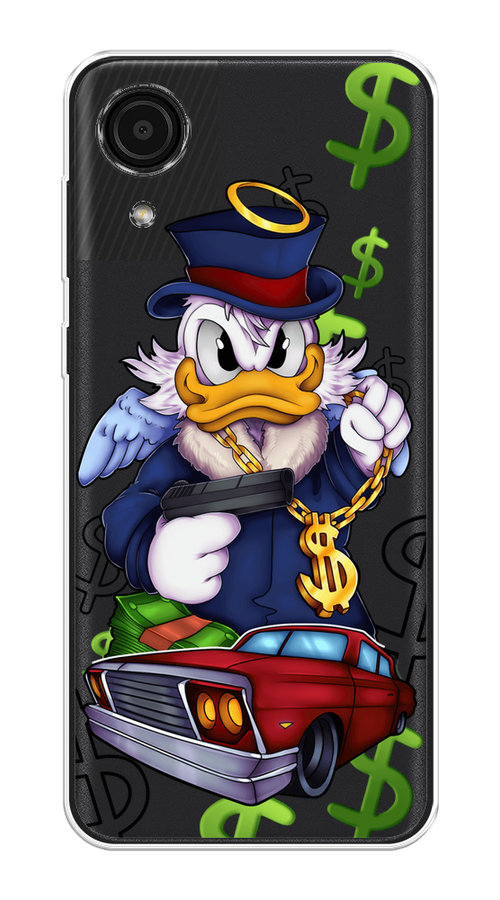 

Чехол на Samsung Galaxy A03 Core "Scrooge McDuck with a Gold Chain", Красный;синий;белый, 2104750-6