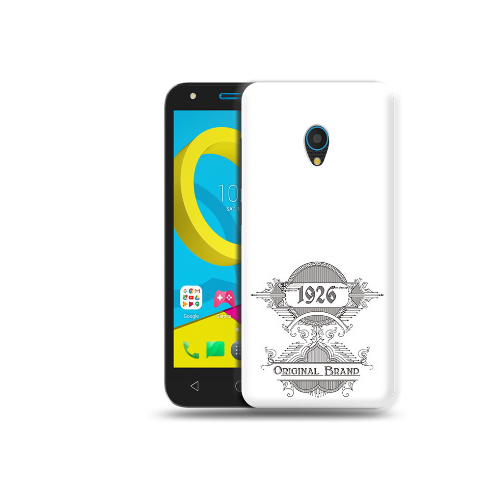 

Чехол MyPads Tocco для Alcatel U5 5047D логотип черно белый (PT134046.676.446), Tocco