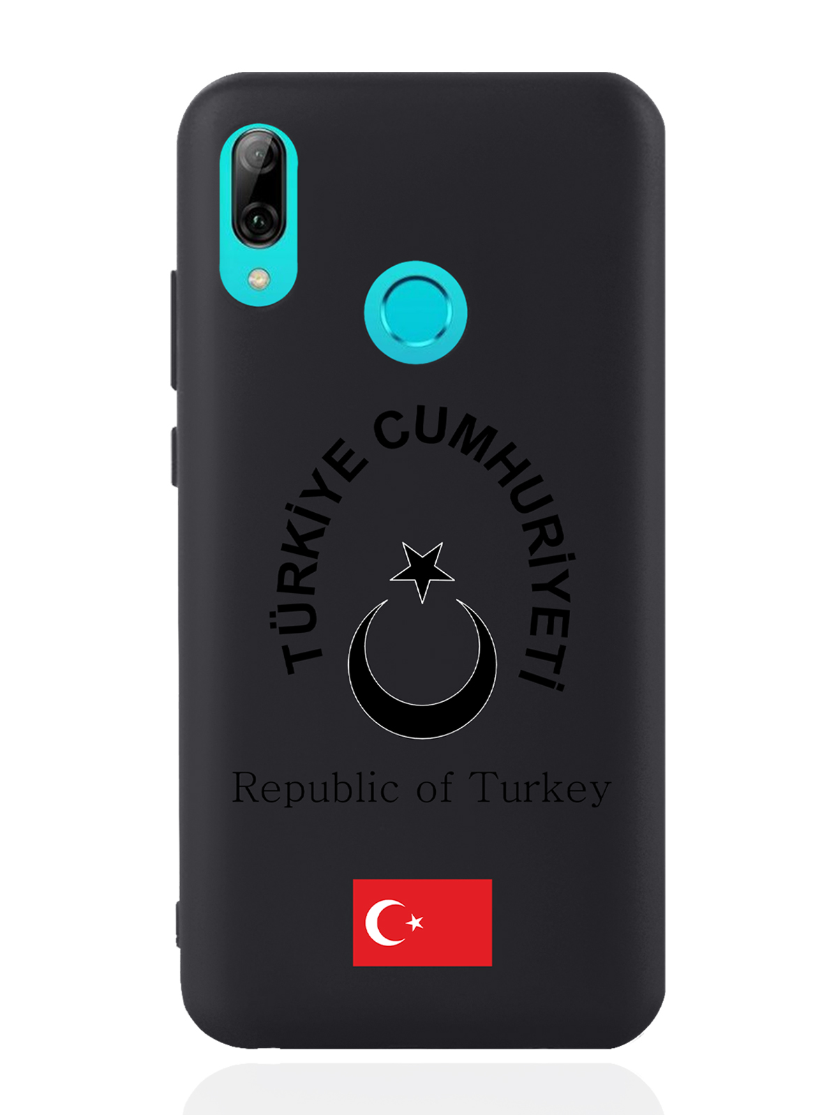 

Чехол SignumCase для Huawei P smart 2019 Черный лаковый Герб Турциичерный