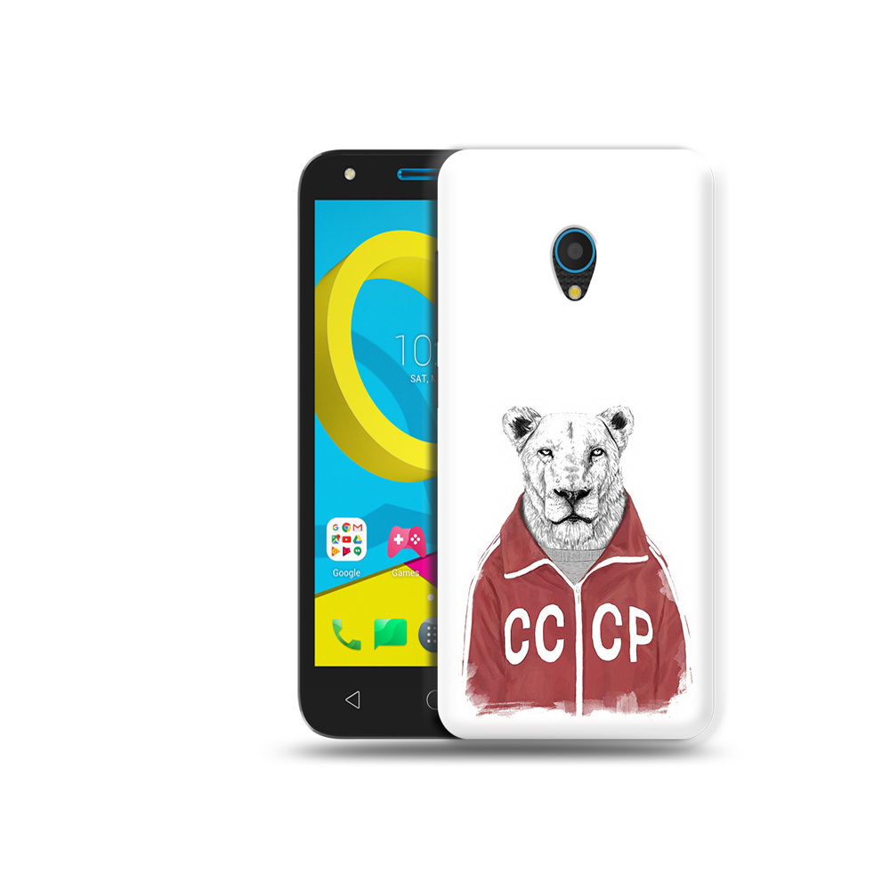 

Чехол MyPads Tocco для Alcatel U5 5047D львица ссср (PT134046.676.450), Tocco