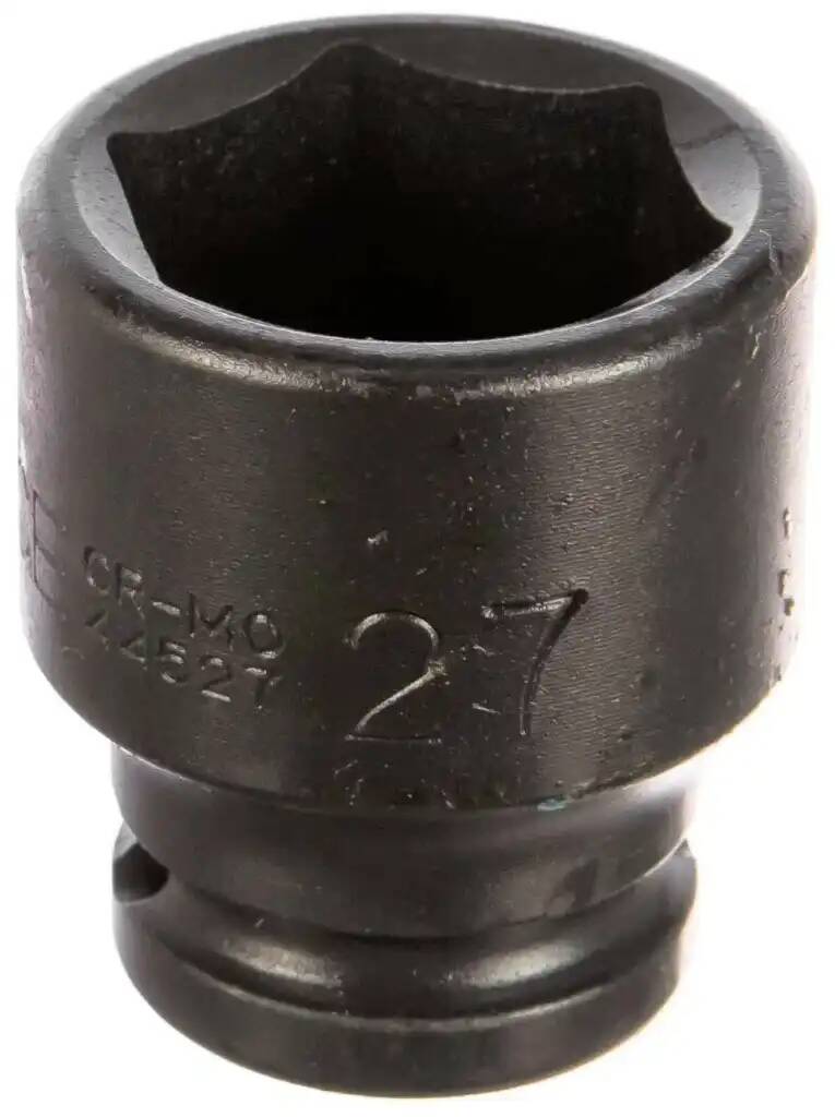 

Головка ударная 27 мм 6-гранная 1/2DR короткая FORCE 44527 1шт