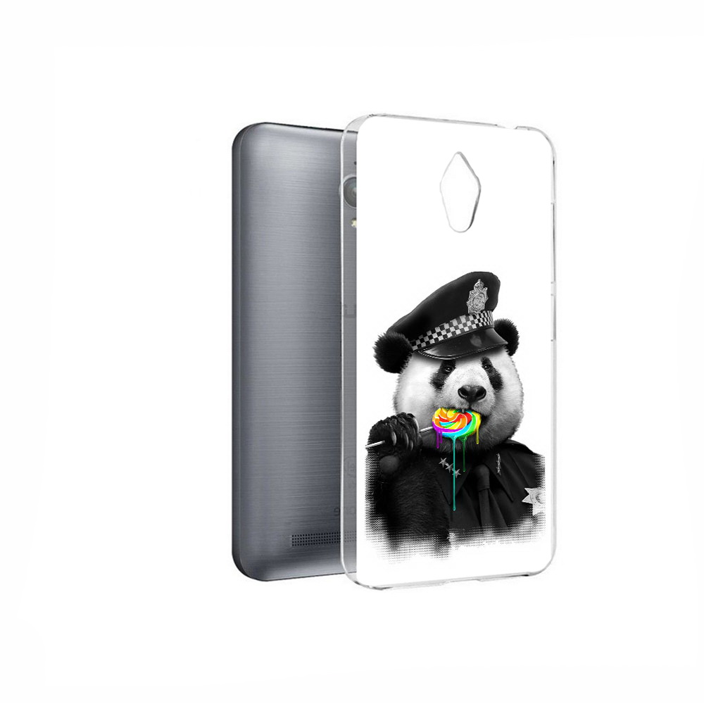 

Чехол MyPads Tocco для Asus ZenFone Go (ZC500TG) Панда полиция, Прозрачный, Tocco