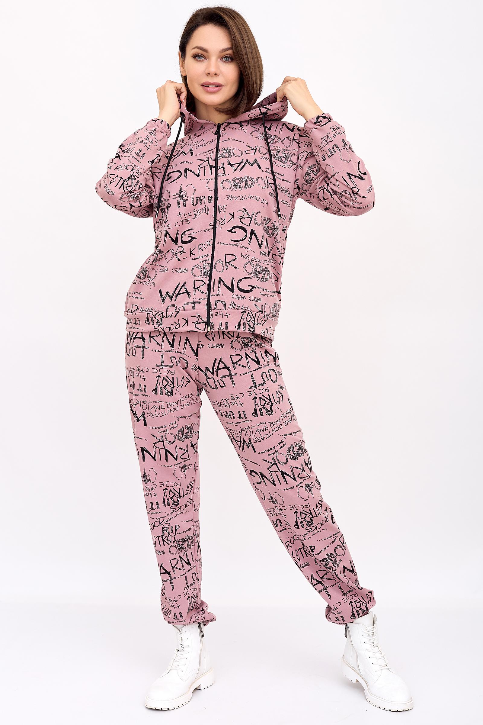 

Костюм женский LikaDress 18-1775 розовый 48 RU, 18-1775