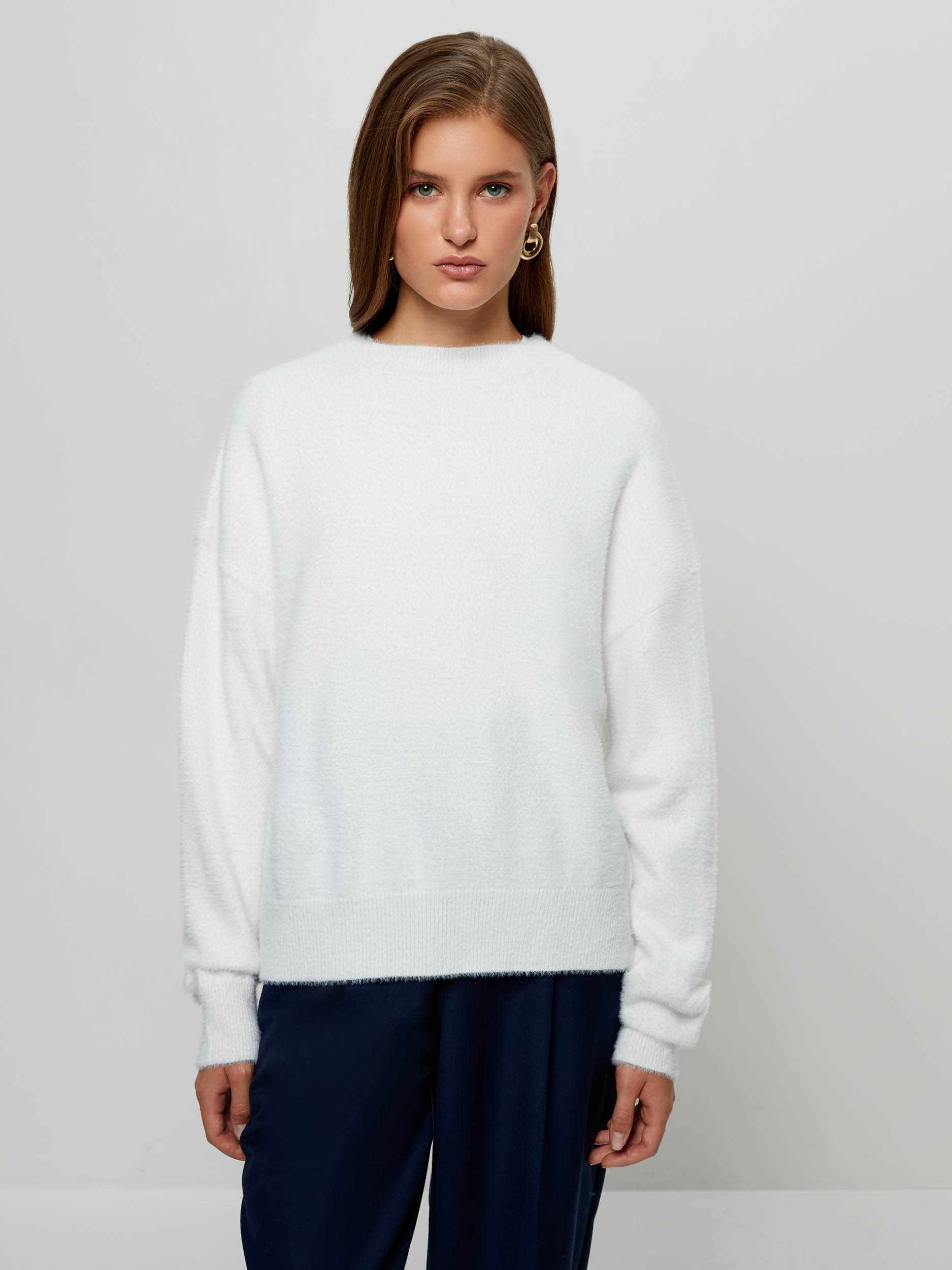 

Джемпер женский ZARINA 2460654854-2 белый XS, 2460654854-2