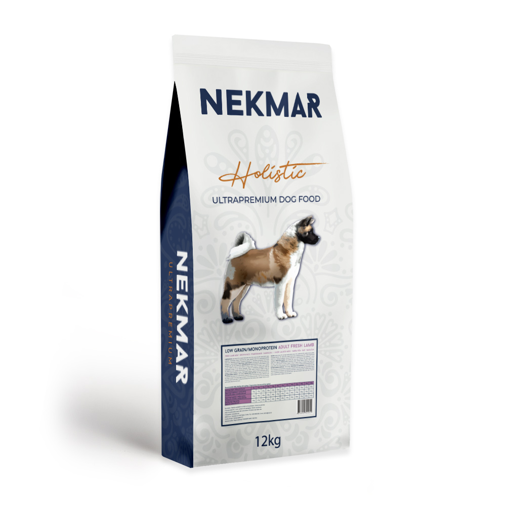 Корм для собак NEKMAR ADULT FRESH LAMB, с мясом ягненка, 12 кг
