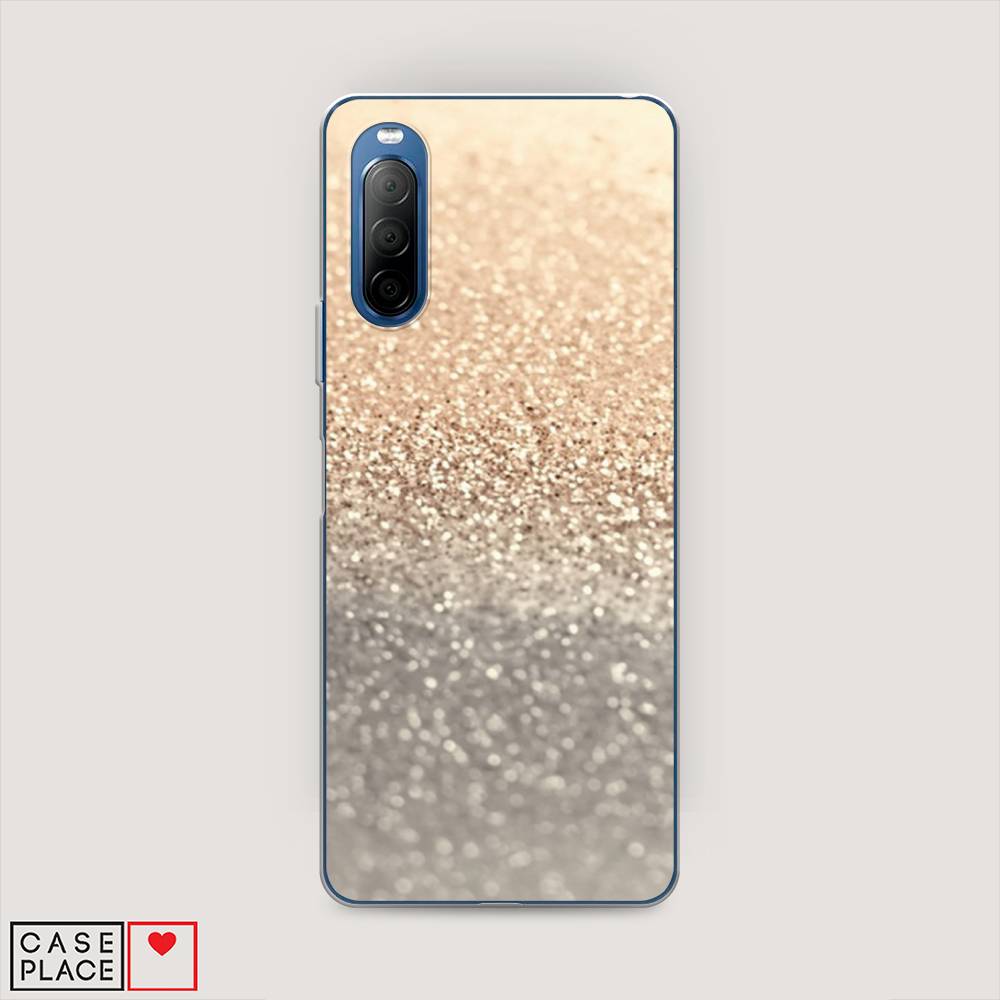 

Силиконовый чехол "Песок золотой рисунок" на Sony Xperia 10 II