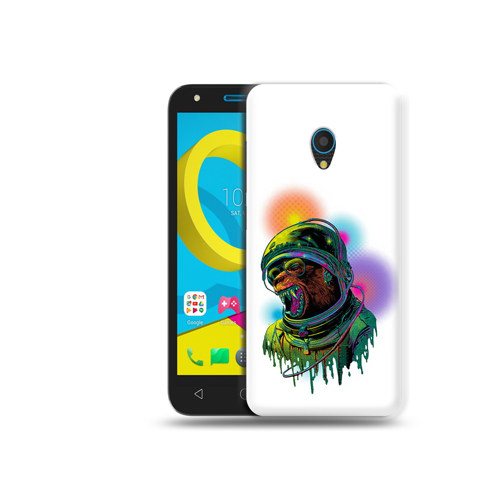 

Чехол MyPads Tocco для Alcatel U5 5047D медведь космонавт (PT134046.676.466), Tocco