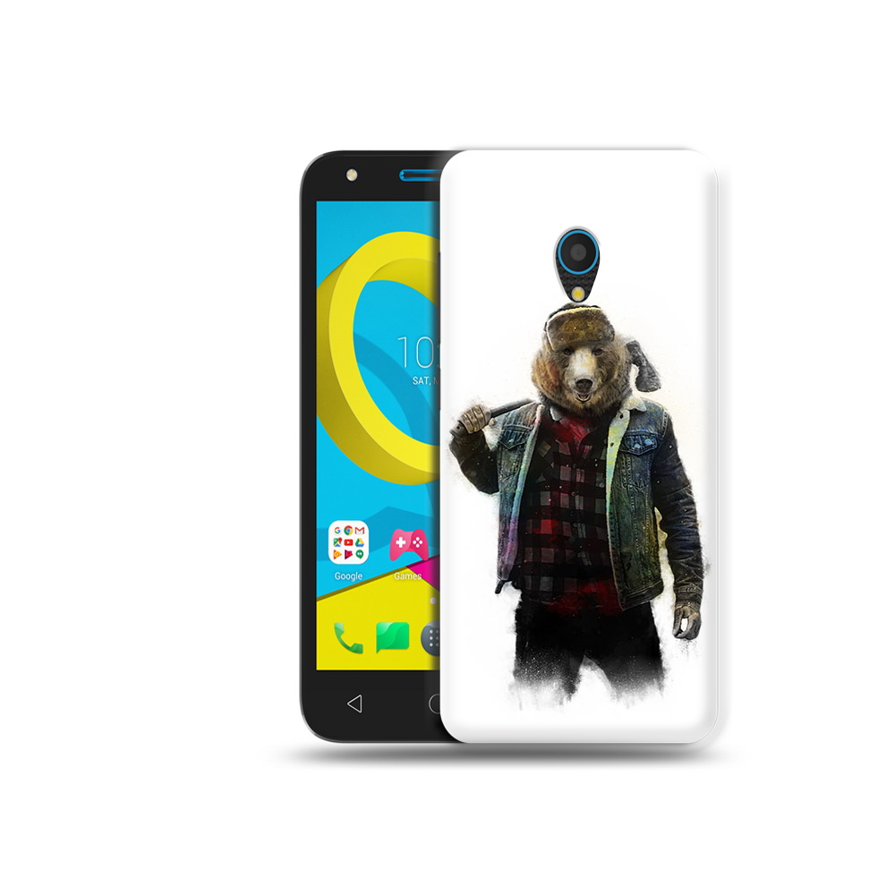 

Чехол MyPads Tocco для Alcatel U5 5047D медведь с топором (PT134046.676.469), Tocco