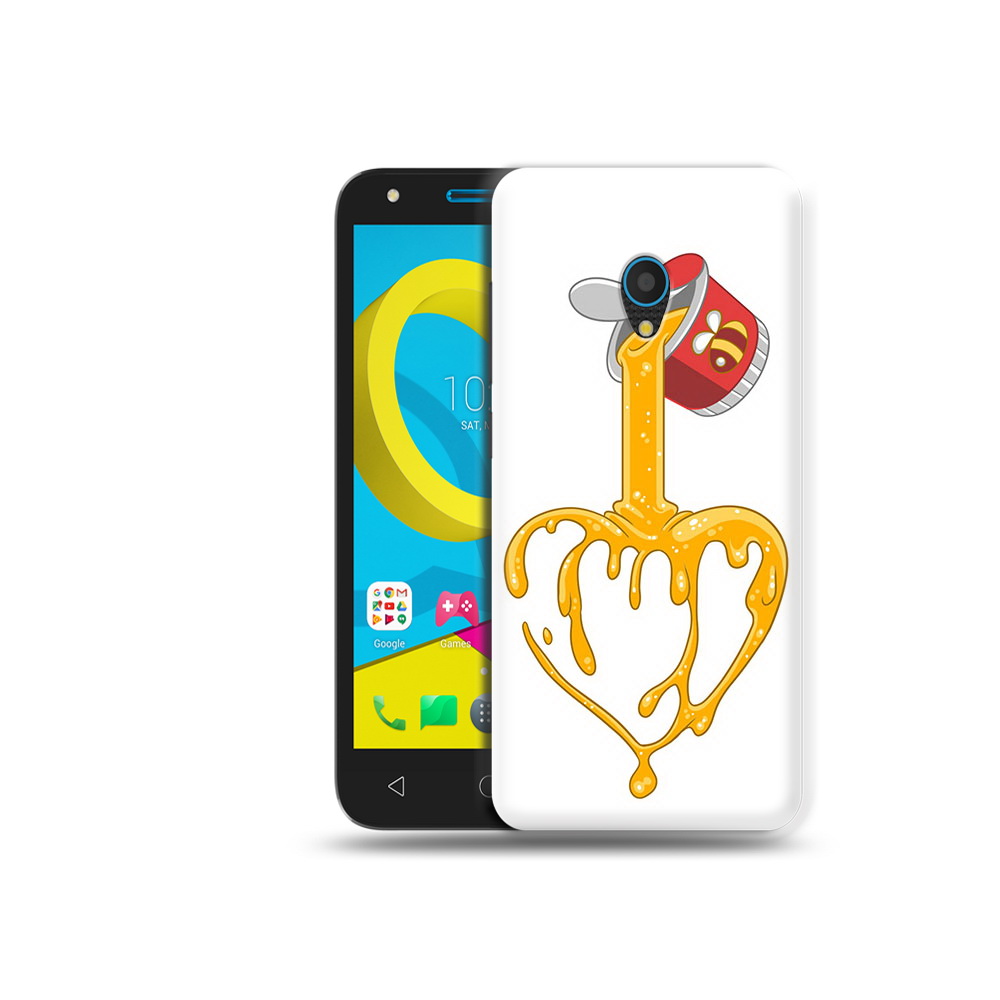 

Чехол MyPads Tocco для Alcatel U5 5047D медовое сердце (PT134046.676.471), Tocco