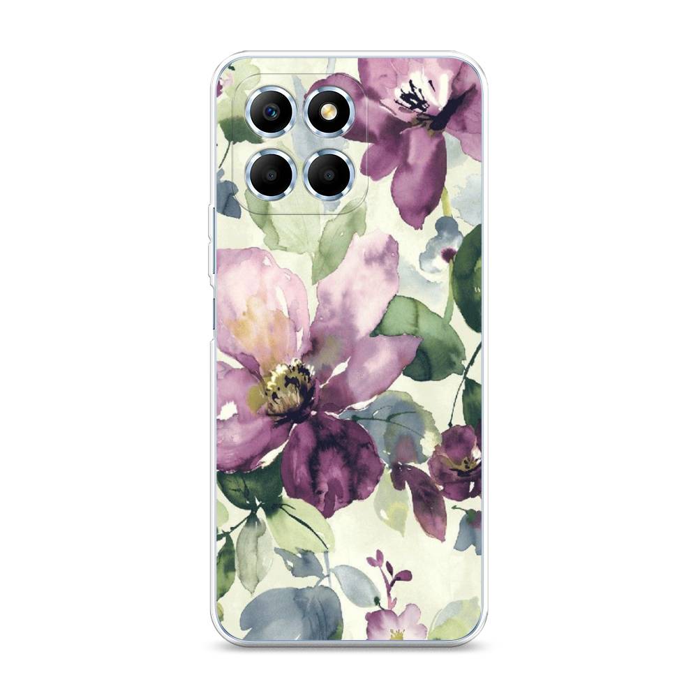 

Чехол Awog 6109550-10 для Huawei X6 "Сиреневые цветы-акварель", Фиолетовый, 6109550-10