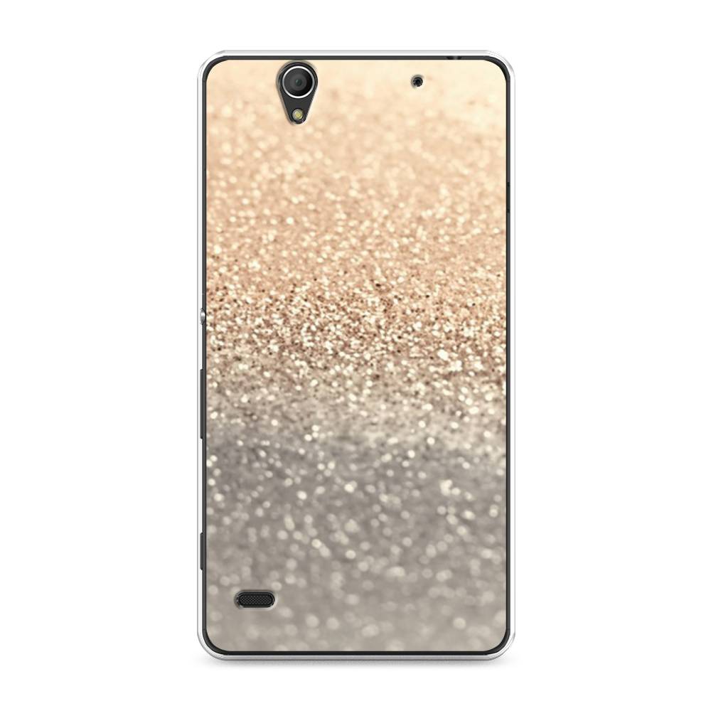 

Силиконовый чехол "Песок золотой рисунок" на Sony Xperia C4