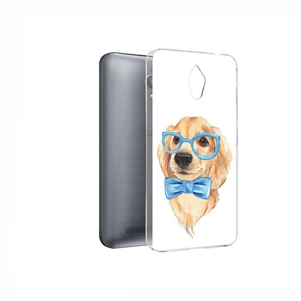 

Чехол MyPads Tocco для Asus ZenFone Go (ZC500TG) Собака интеллигент, Прозрачный, Tocco