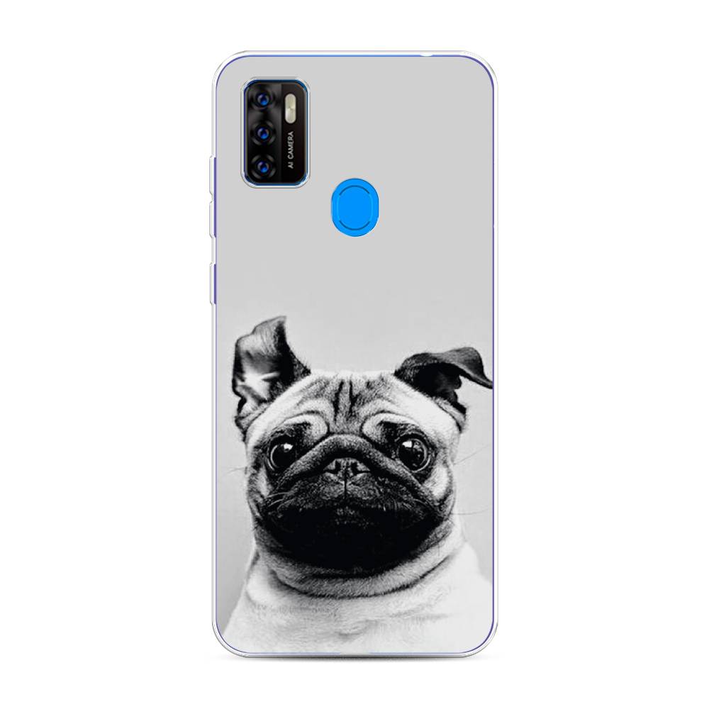 

Чехол Awog на ZTE Blade A7s 2020 / ЗТЕ Блэйд A7s 2020 "Ушастый мопс", Разноцветный, 133950-1