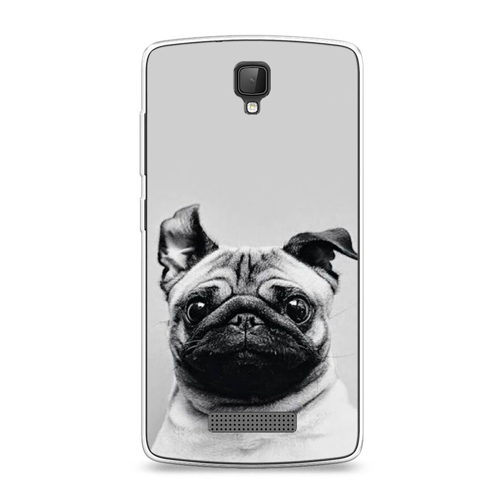 

Чехол Awog на ZTE Blade L5 (L5 Plus) / ЗТЕ Блэйд L5 (L5 Plus) "Ушастый мопс", 130350-1