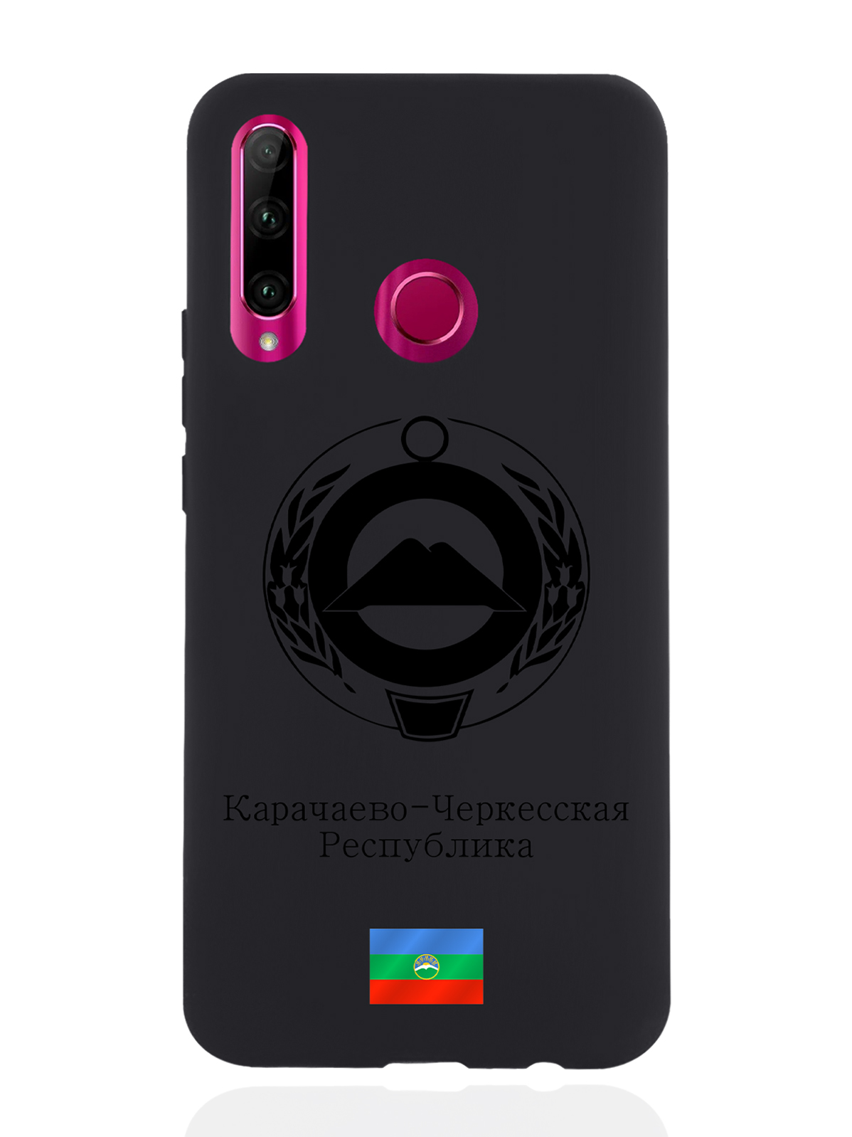 

Чехол SignumCase для Honor 10i Черный лаковый Герб Карачаево-Черкесской Республики черный