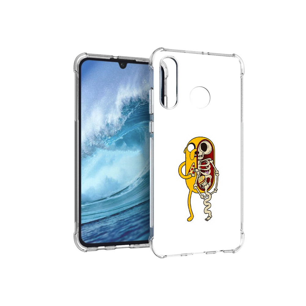 

Чехол MyPads Tocco для Huawei P30 Lite Джейк скелет, Прозрачный, Tocco