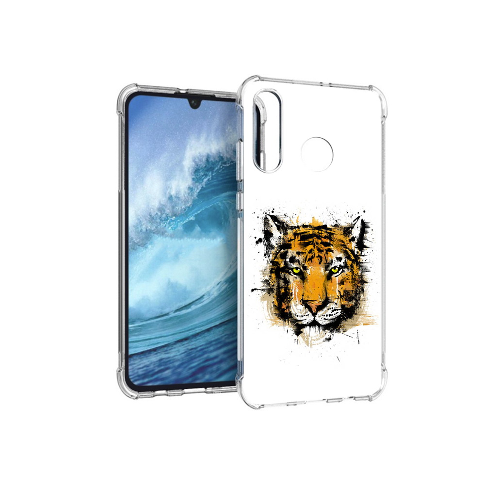

Чехол MyPads Tocco для Huawei P30 Lite тигруля, Прозрачный, Tocco