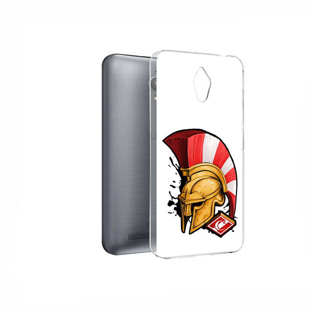 

Чехол MyPads Tocco для Asus ZenFone Go (ZC500TG) ФК спартак шлем, Прозрачный, Tocco