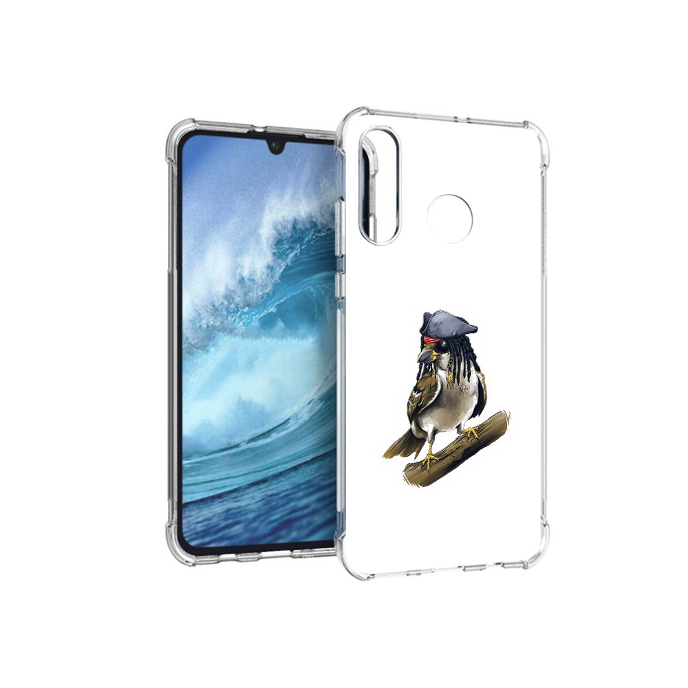 

Чехол MyPads Tocco для Huawei P30 Lite Джек воробей, Прозрачный, Tocco